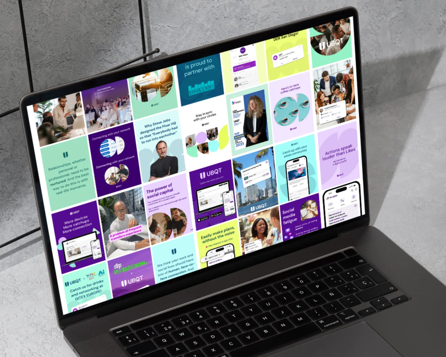 UBQT - social & editorial artwork