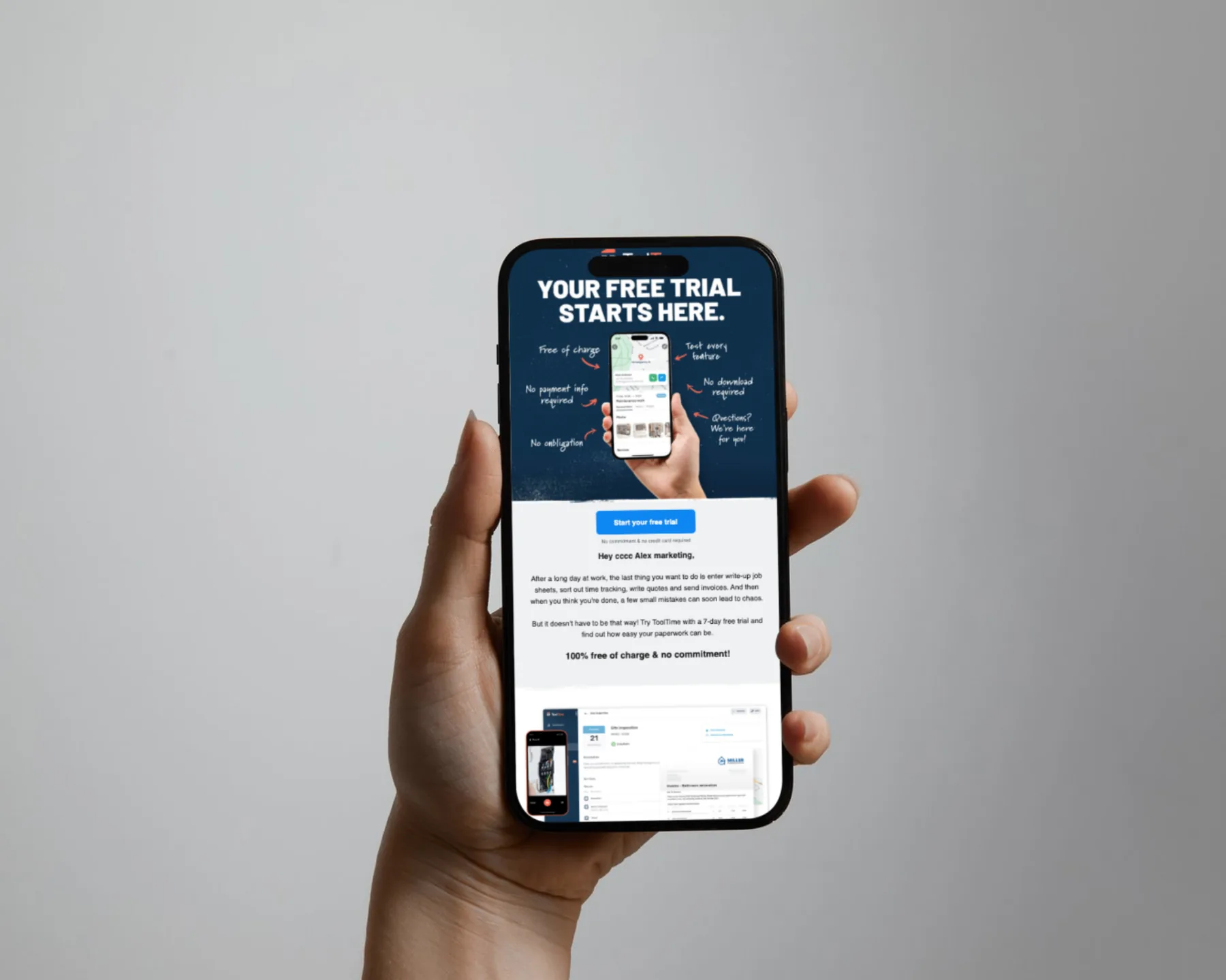 ToolTime - email campaign