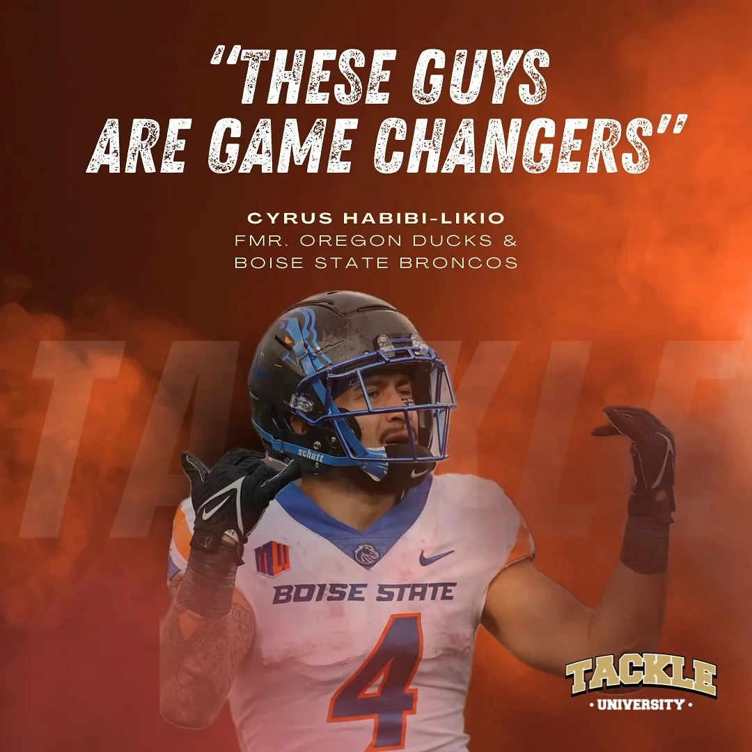 Tackle University - athlete testimonial creative